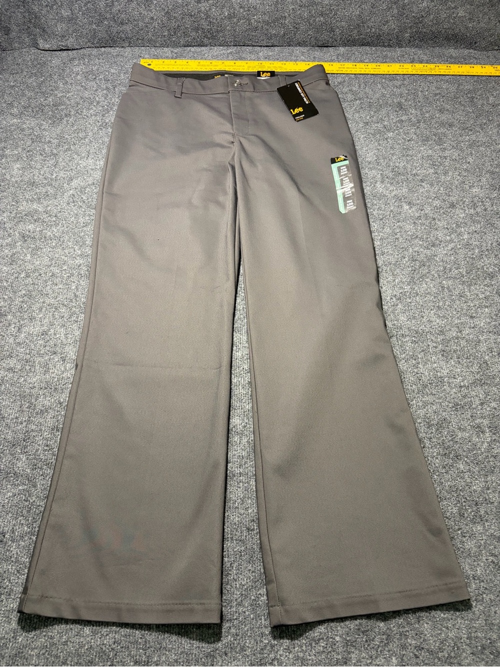 Lee Women's Straight-Leg Trousers in Gray - Picture 2 of 8